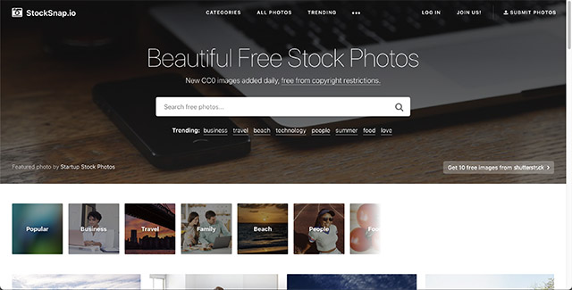 stocksnap free photo website