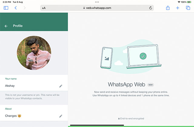 How to Set up and Use WhatsApp on iPad