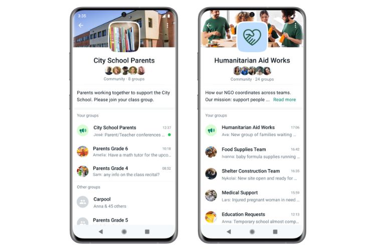 whatsapp communities rolling out android beta
