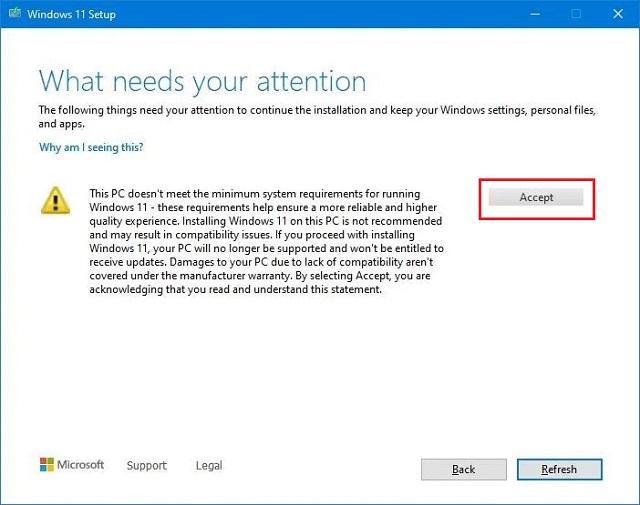 Обход проверки TPM во время обновлений Windows 11
