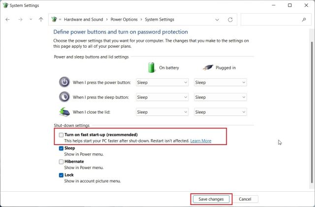 How To Enable Or Disable Fast Startup On Windows 11 Beebom 9227