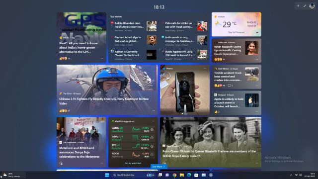 Enable Full-Screen Widgets on Windows 11 (2022)