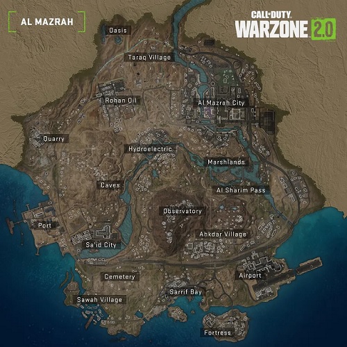 Call of Duty Warzone 2 Map