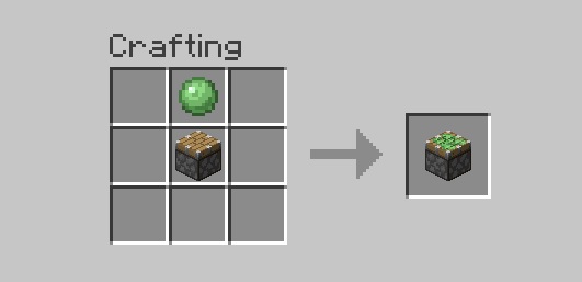 Crafting Recipe of Sticky Piston