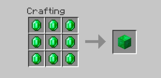Herstellungsrezept Für Einen Smaragdblock