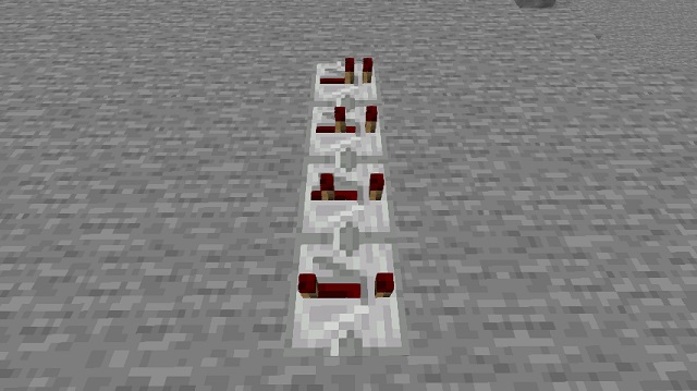 Delayed Repeaters in Minecraft