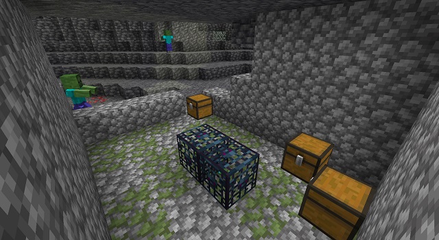 Exposed Cave with Double Spawners