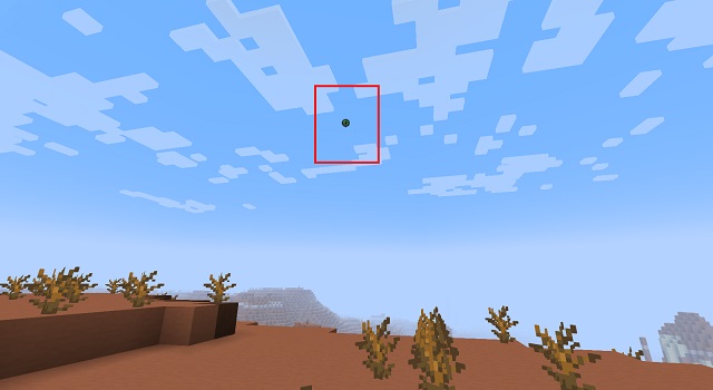 Eye of Ender in upwards direction - How to Find a Minecraft Stronghold