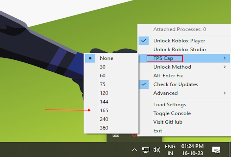 Fps cap change in unlocker