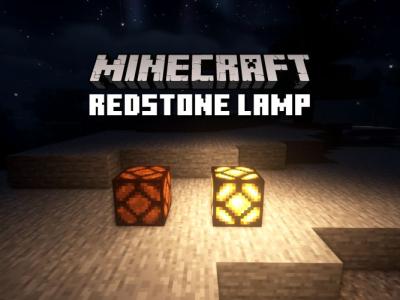How to Make a Redstone Lamp in Minecraft