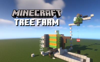 How to Make a Tree Farm in Minecraft