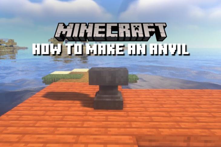 minecraft how to make a anvil