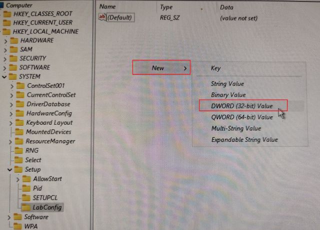 Additional steps to bypass Windows 11 CPU requirement