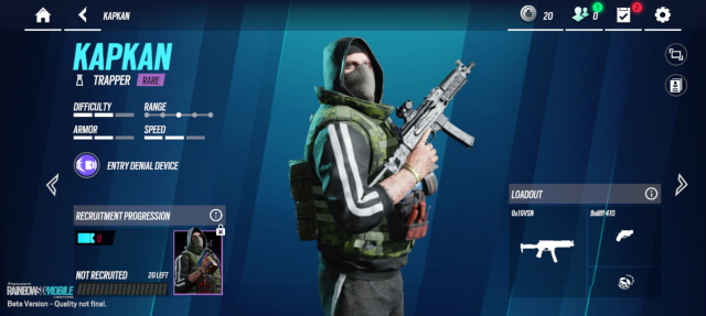 kapkan rainbow six mobile