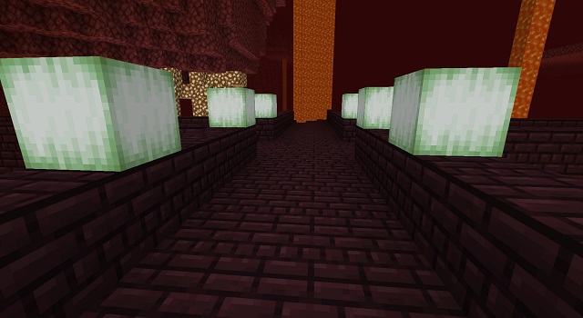 Lit Up Nether Fortress