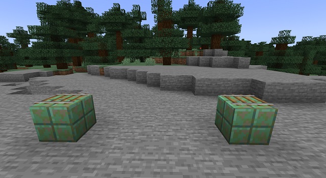 Rails on solid blocks