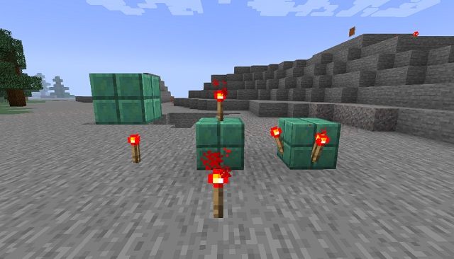 Redstone Torches in Minecraft