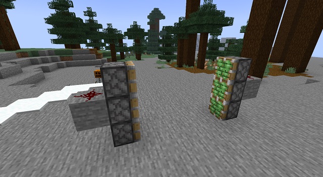 Redstone on building block