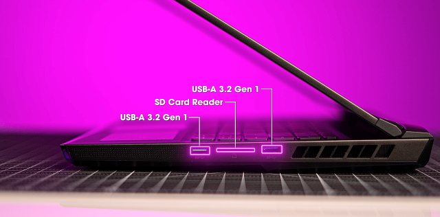 right side ports i/o