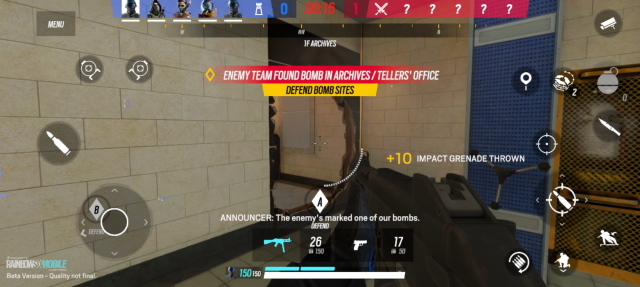 Rotation hole rainbow six mobile 