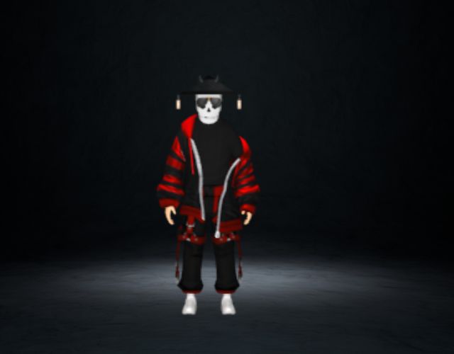 Samurai Skeleton - Best Roblox Slender Outfits