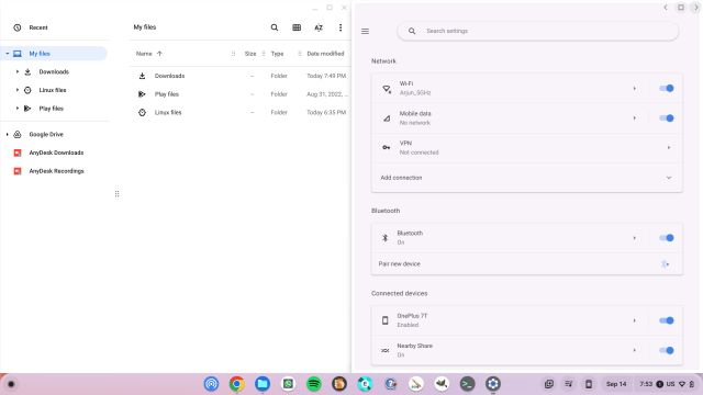 Split Screen on a Chromebook Using the Maximize Button