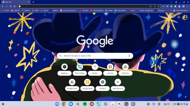 Change Chrome Browser Theme and Background