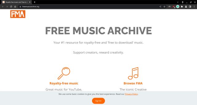7. Free Music Archive