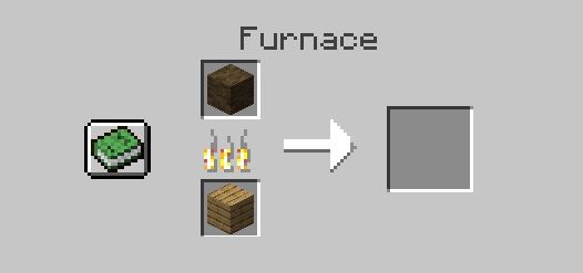 Smelting Wood in Minecraft