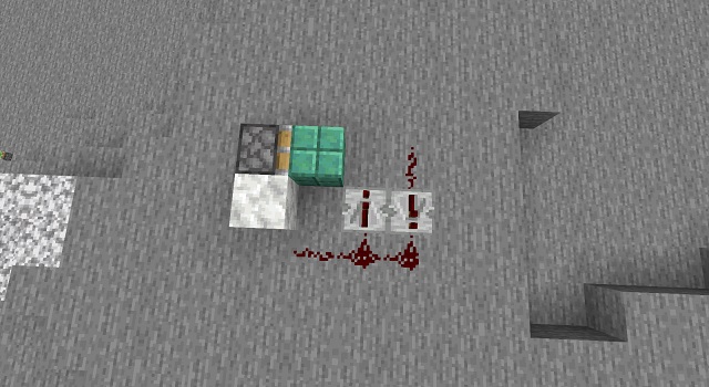 Solid blocks Redstone Clock in Minecraft