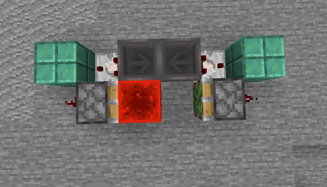 Klebriger Kolben Mit Redstone-Block