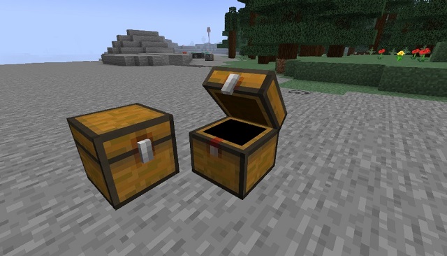 Trapped Chest in Minecraft -  Redstone Components in Minecraft