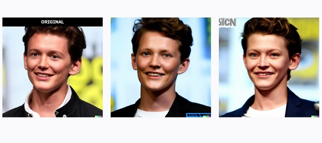 DALL-E ద్వారా సృష్టించబడిన ముఖ వైవిధ్యాలు