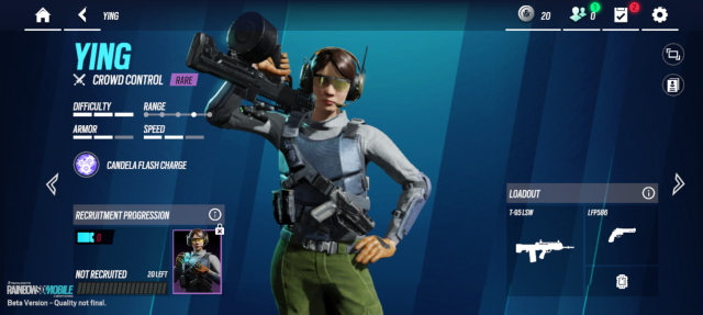 ying rainbow six mobile