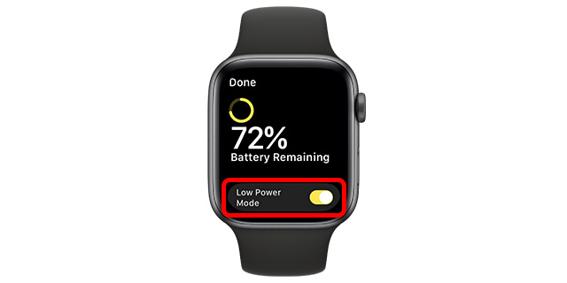 How to turn on discount power reserve on apple watch