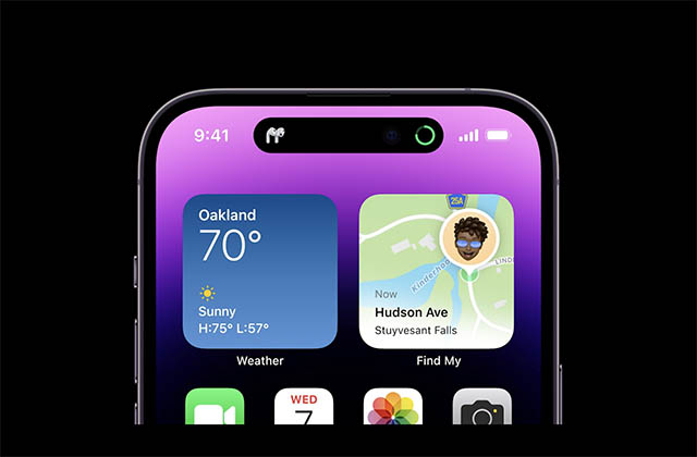 iPhone 14 Pro dynamic island