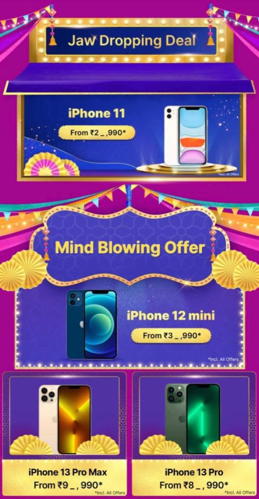 Flipkart Big billion days sale iPhone deals