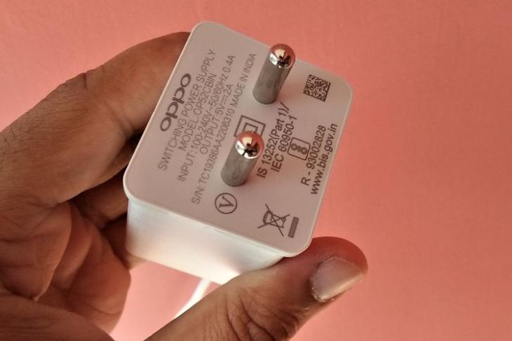 oppo charger with phones removed in 2023