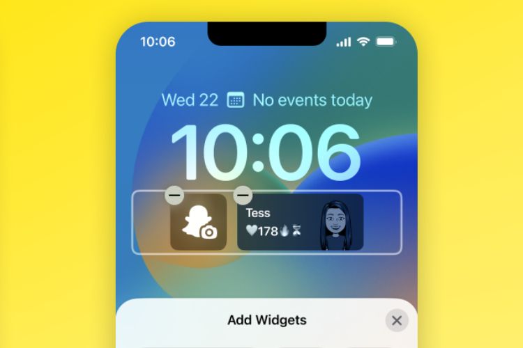 Snapchat Introduces iOS 16 Lock Screen Widget, Chat Shortcuts, and More