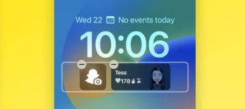 snapchat ios 16 lock screen widget