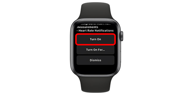 turn on low power mode apple watch
