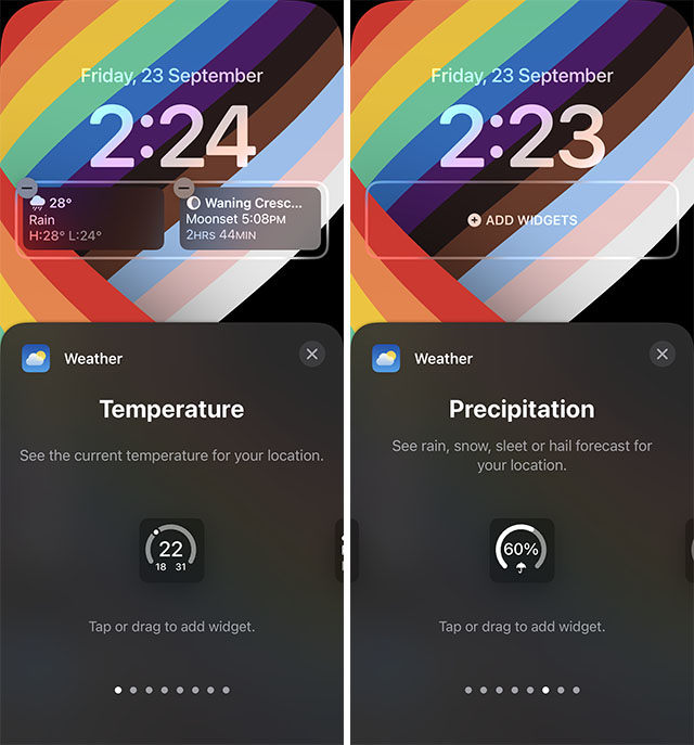 Wetter-Widget Ios 16 Sperrbildschirm