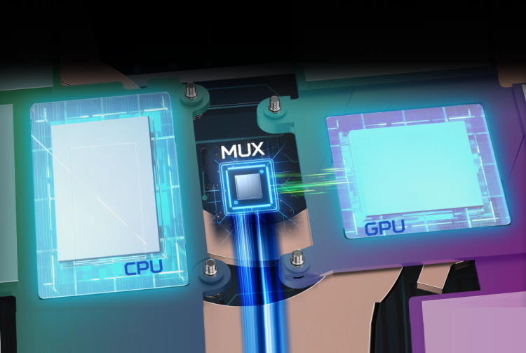 ¿Qué es Mux Switch en la computadora portátil de juegos?