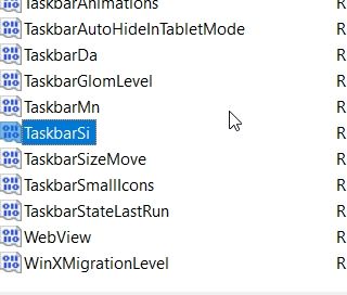 4. Resize Taskbar in Windows 11