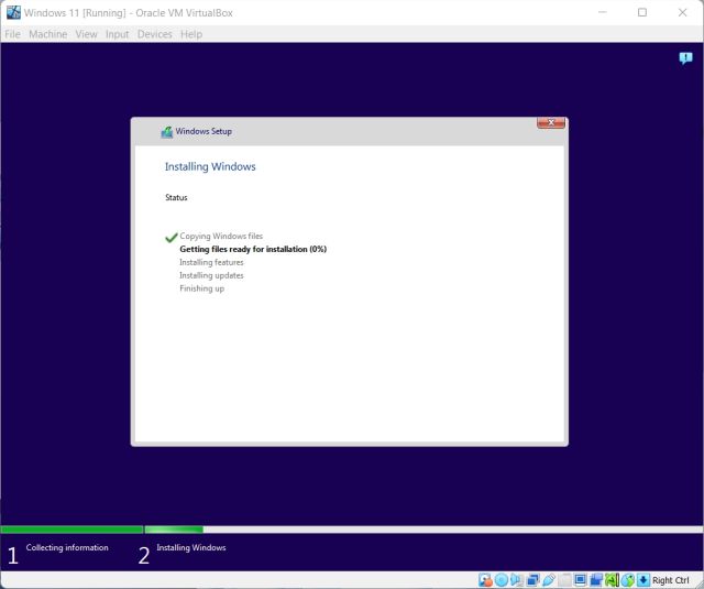 windows 11 vm without tpm or cpu