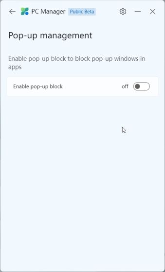 block pop-up prompts