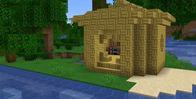 Kayu bambu di minecraft