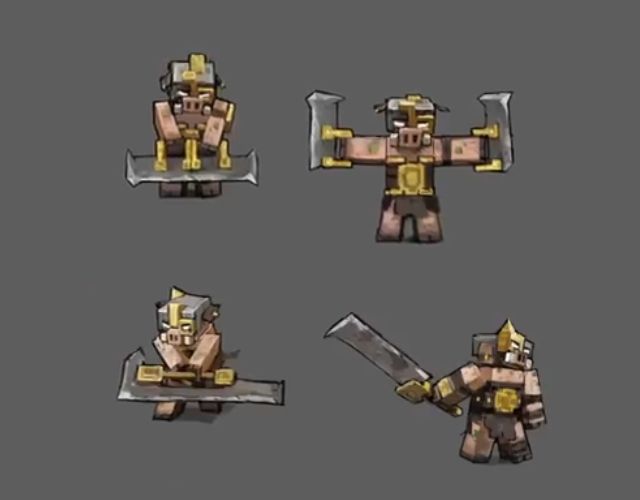 Bruiser Mob In Minecraft Legends 