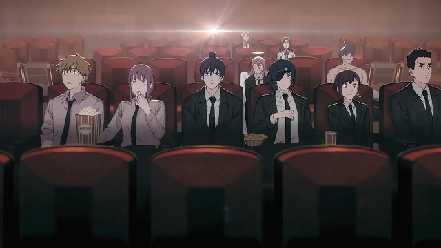 CSM characters watching a movie