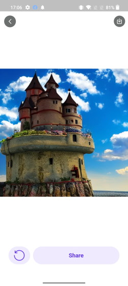 castle in the sky ai text to art